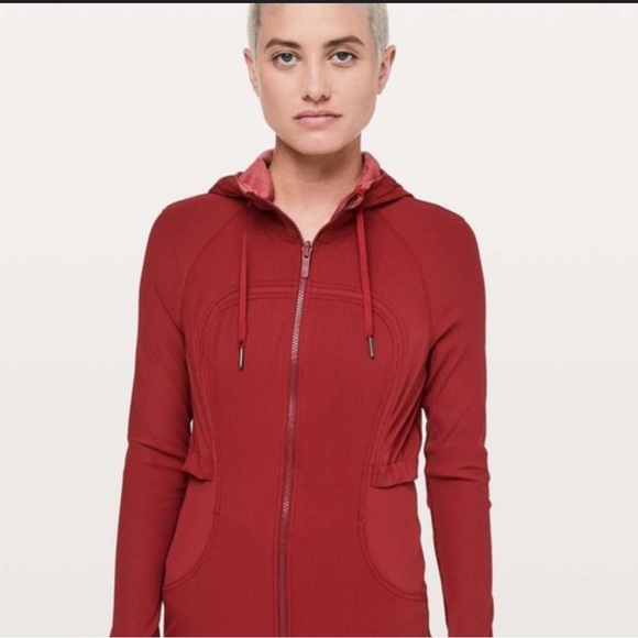 Lululemon Red Hooded Jacket - Picture 4 of 4